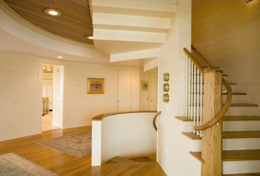 unique rounded staircase