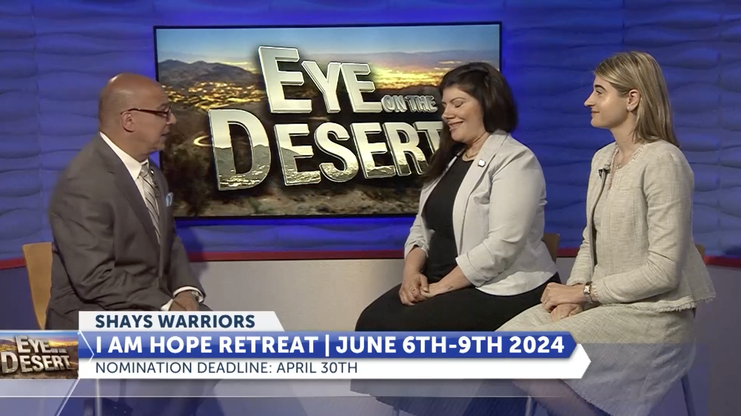 Eye on the Desert: Shay's Warriors discuss their "I am Hope" Survivors Retreat and Mothers Day 'Champagne and High Tea'