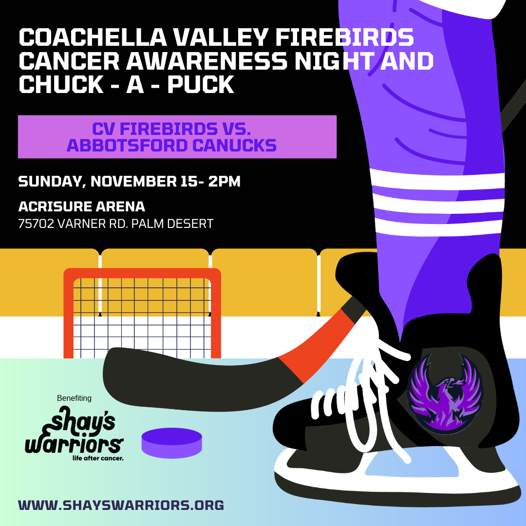Cancer Awareness Night with The Coachella Valley Firebirds