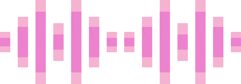 Animation of audio sound bars moving.