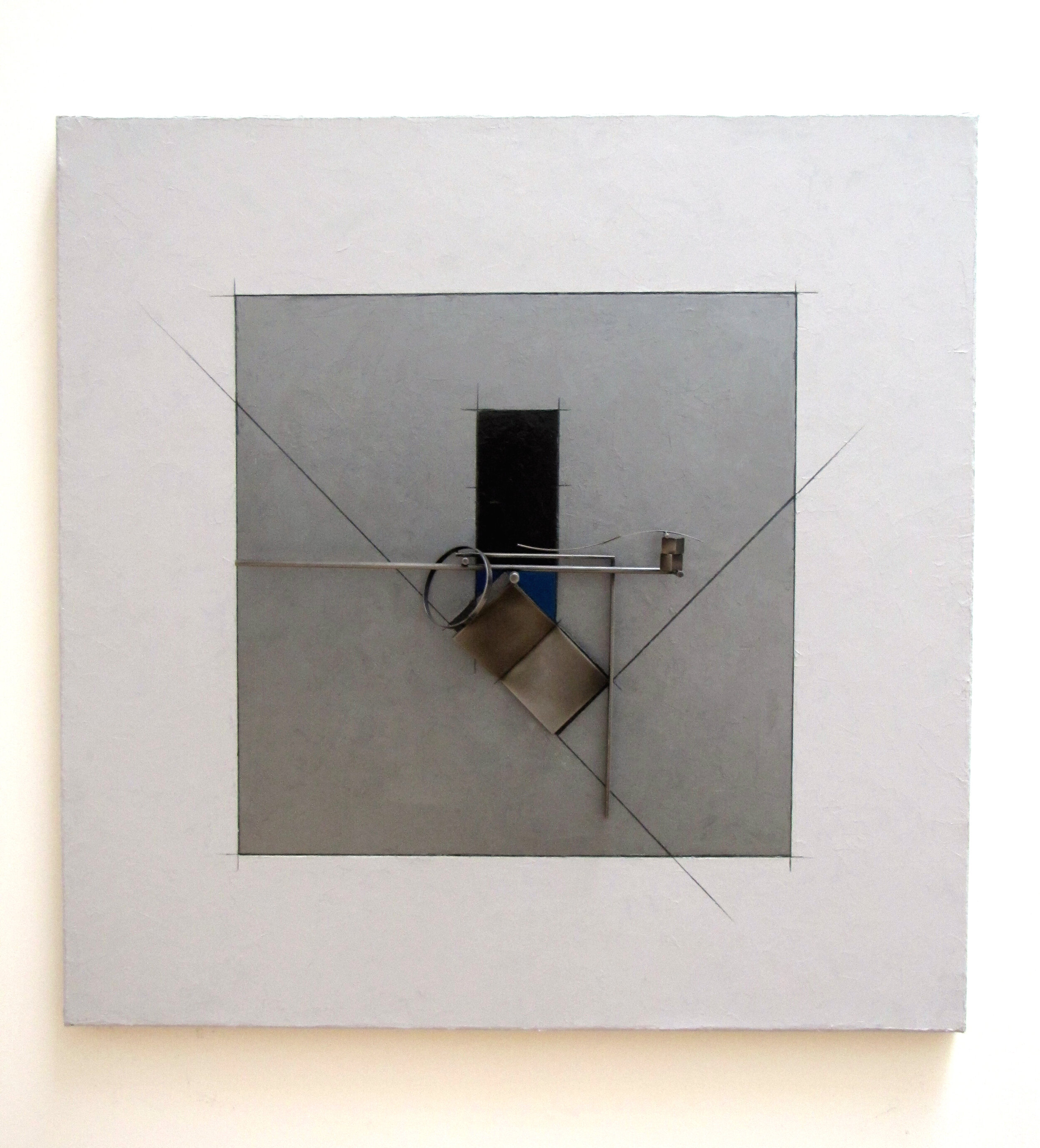 Steel Painting, L with Two Squares No. 5, 2010