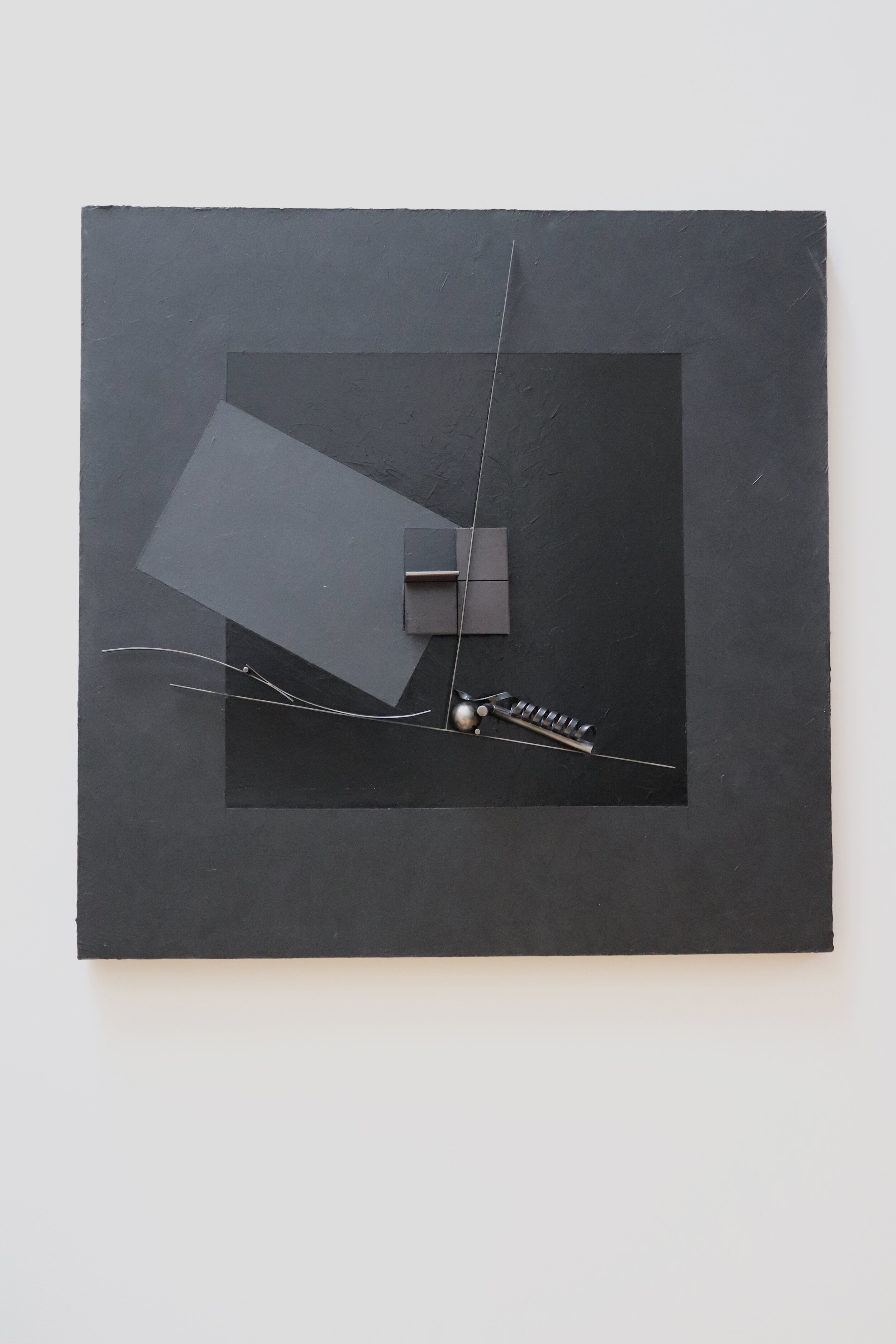 Steel Painting, Black Square No. 5, 2010