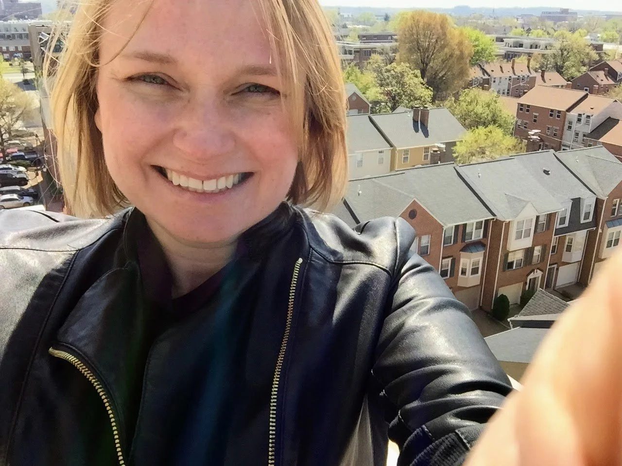 Looking out over Old Town, Alexandria Virginia