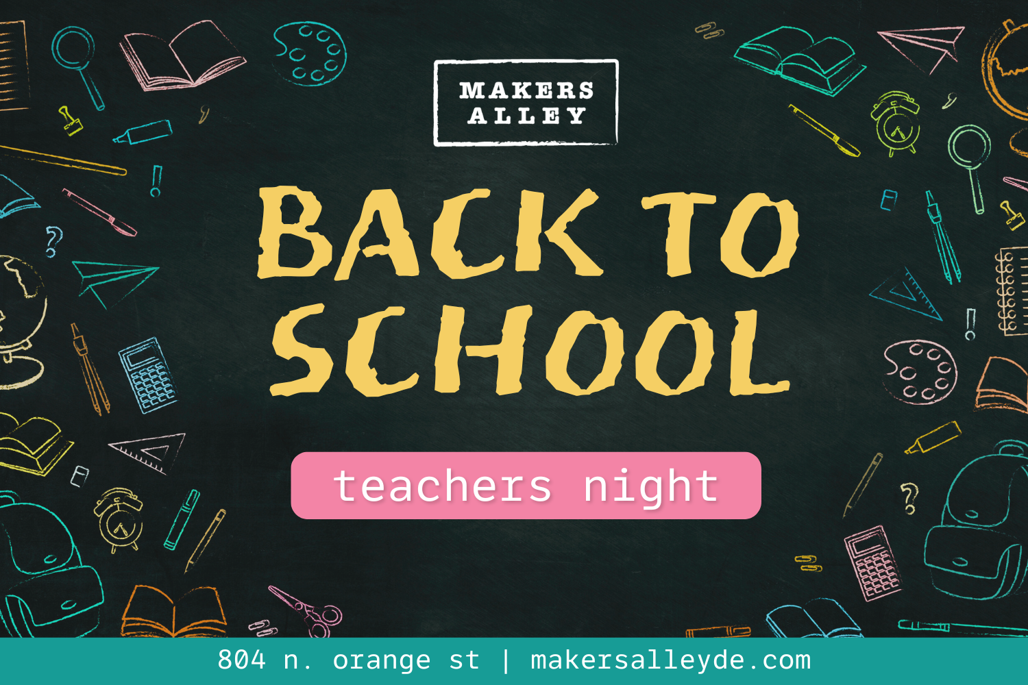 back to school: teacher's night