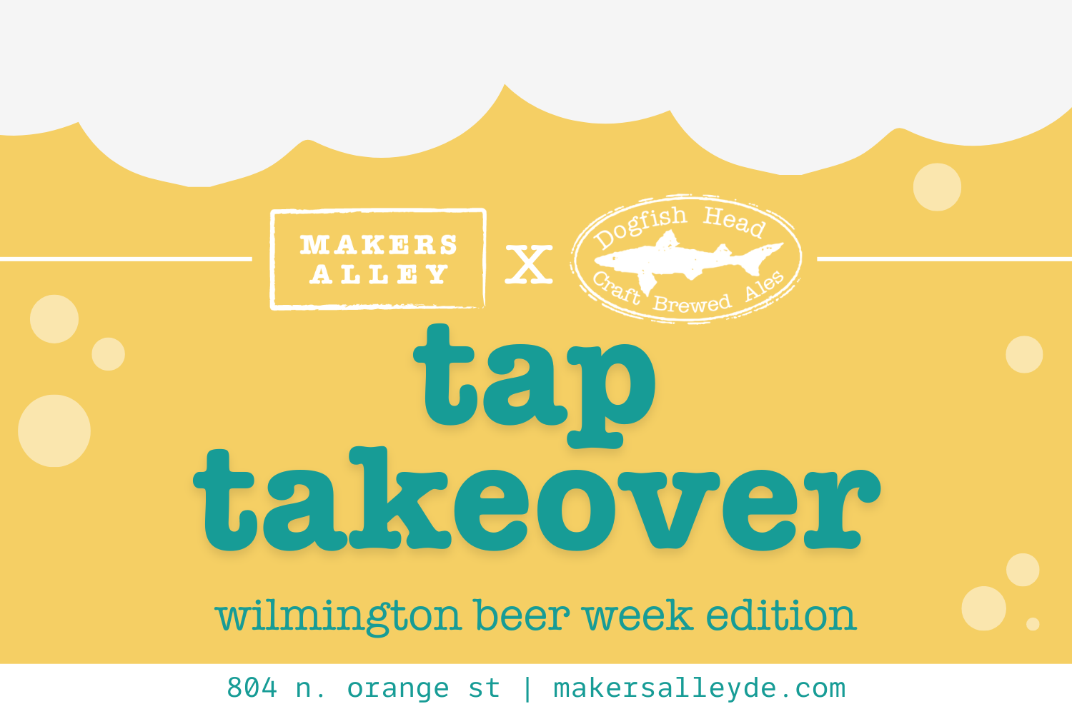 tap takeover: dogfish head | keep the pint night