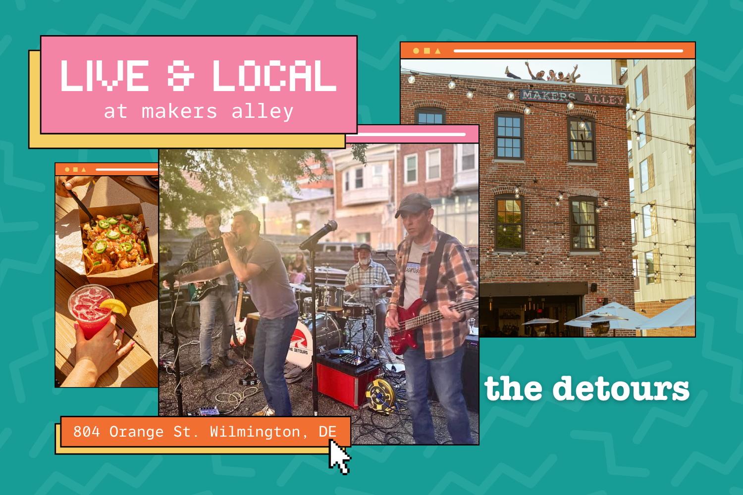 live & local: the detours