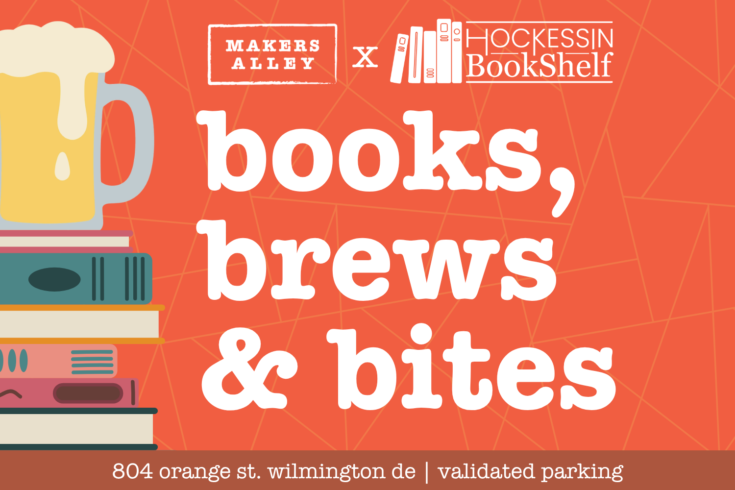 Books, Brews & Bites: Grown-Up Book Fair