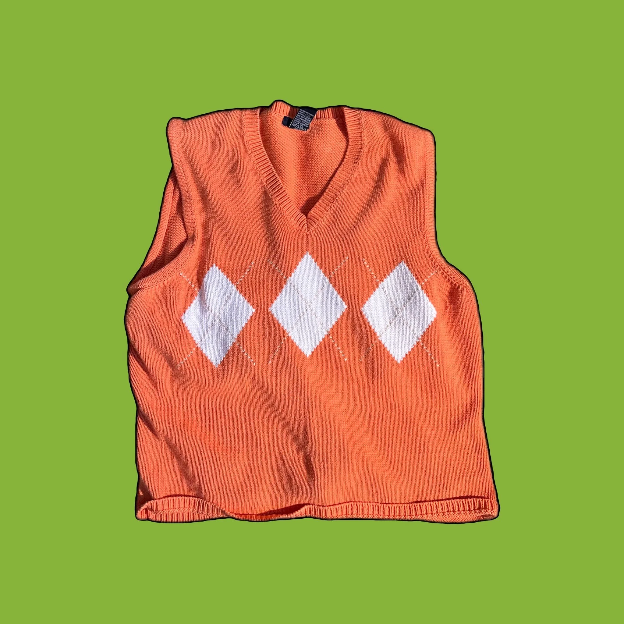 argyle sweater vintage