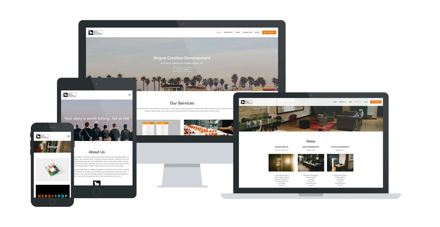 New and Improved Rogue Creative Development Website