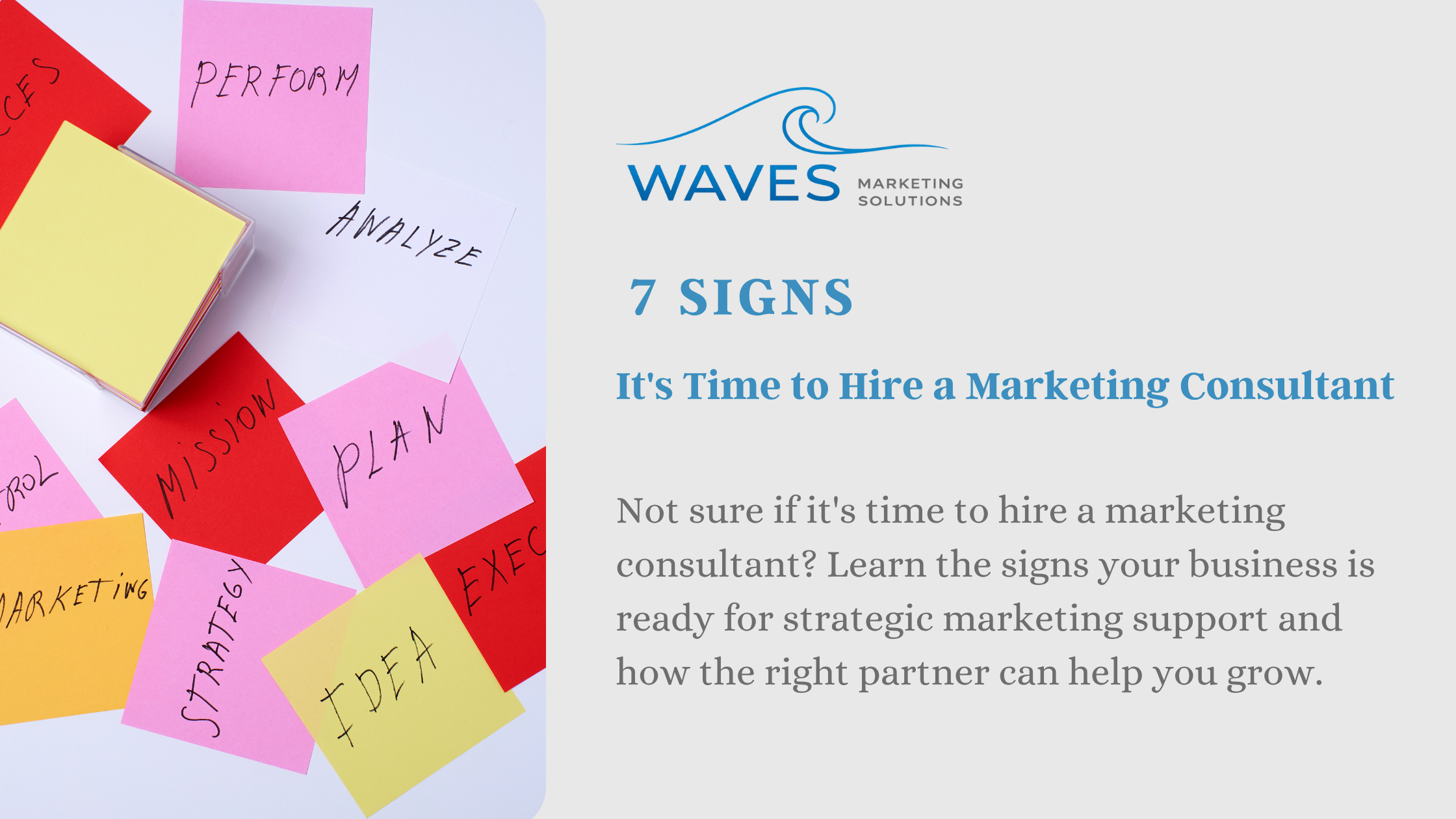 7 Signs It's Time to Hire a Marketing Consultant