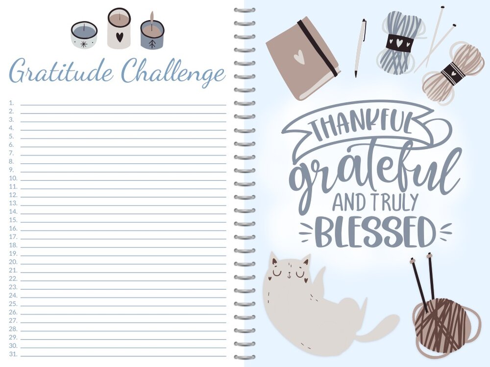 Try a gratitude challenge.