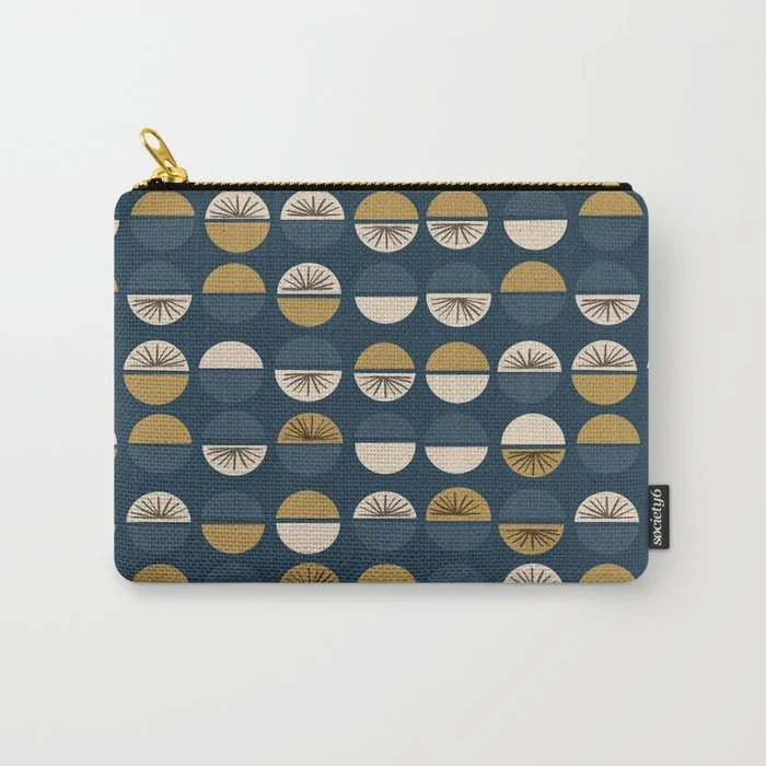 Carry-all PouchesCarry-all pouches are made from a durable canvas-like material—perfect for toiletries, art supplies, makeup and smaller electronics. Pouches are available in three sizes. The large is able to fit a tablet and includes an interior po…