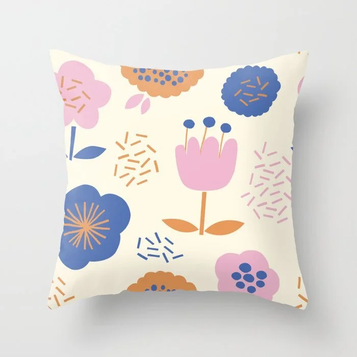 Throw PillowsAdd throw pillows to whatever room needs an extra dose of comfy. Filled with a fluffy faux down insert, you don’t have to sacrifice comfort for style. Available in four sizes and all measurements are made without pillow insert.