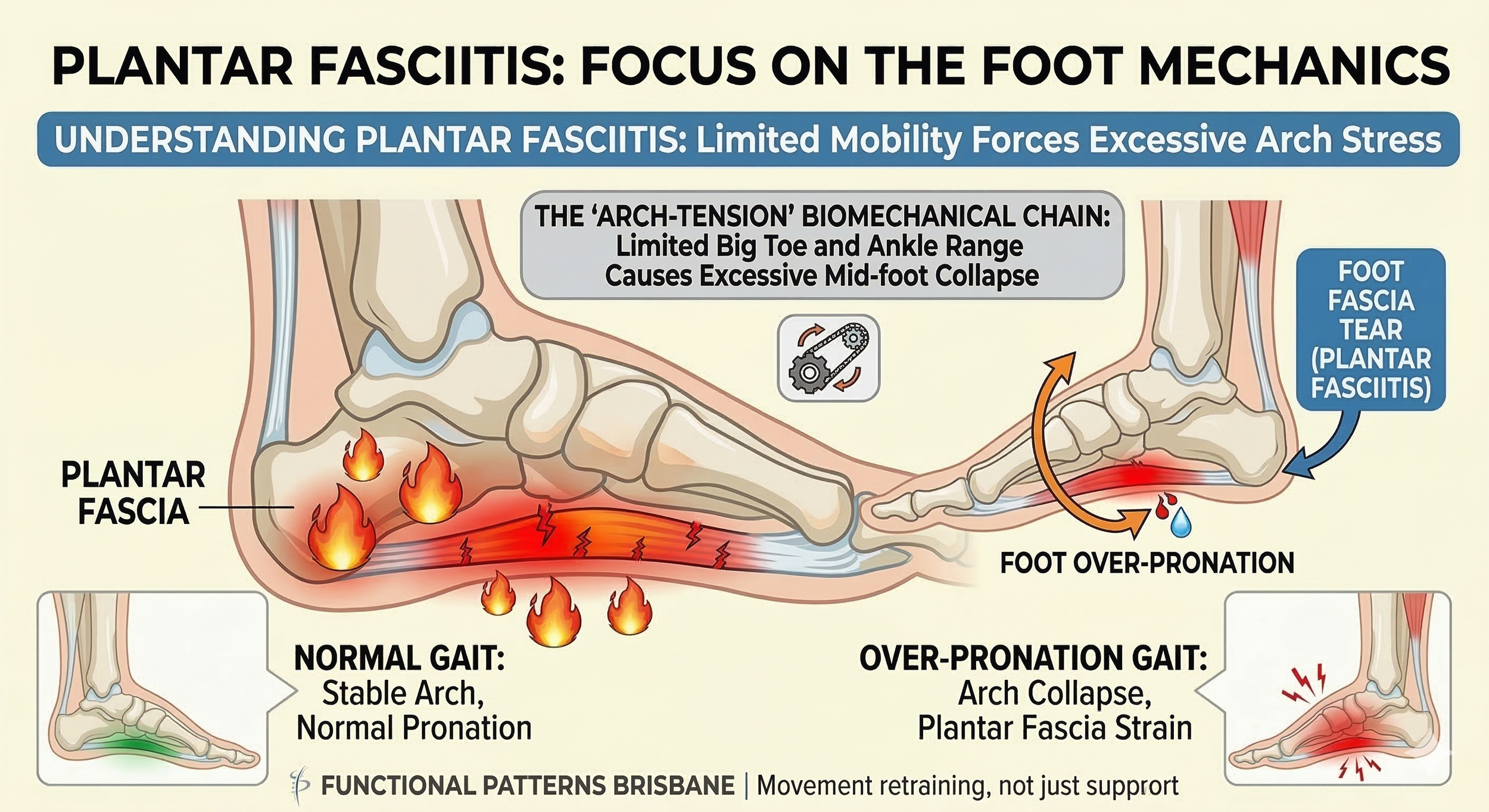 Beyond the Arch: Why Your "Foot Fascia Tear" is a Movement Problem