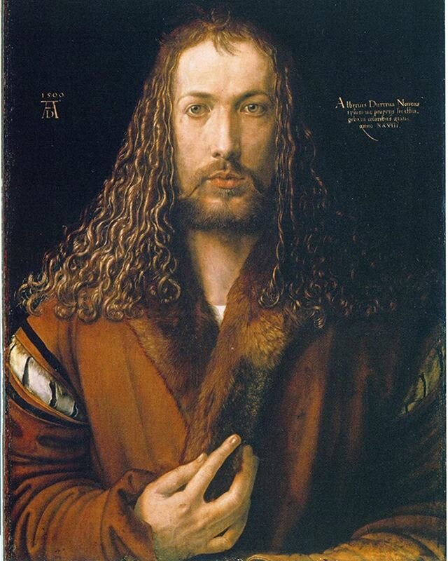 Covid hair goals  Albrecht Durer Self portrait at 28 c1500