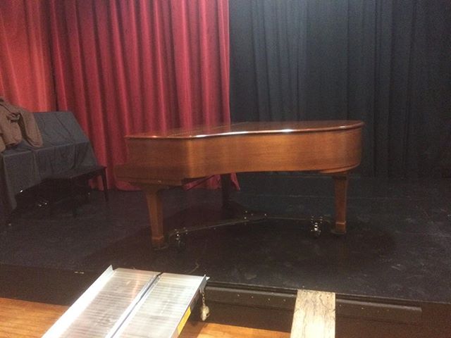 Our new piano is onstage and ready for Emilio Solla tomorrow night! https://www.redwoodjazzalliance.org/events/emilio-solla-amp-bien-sur