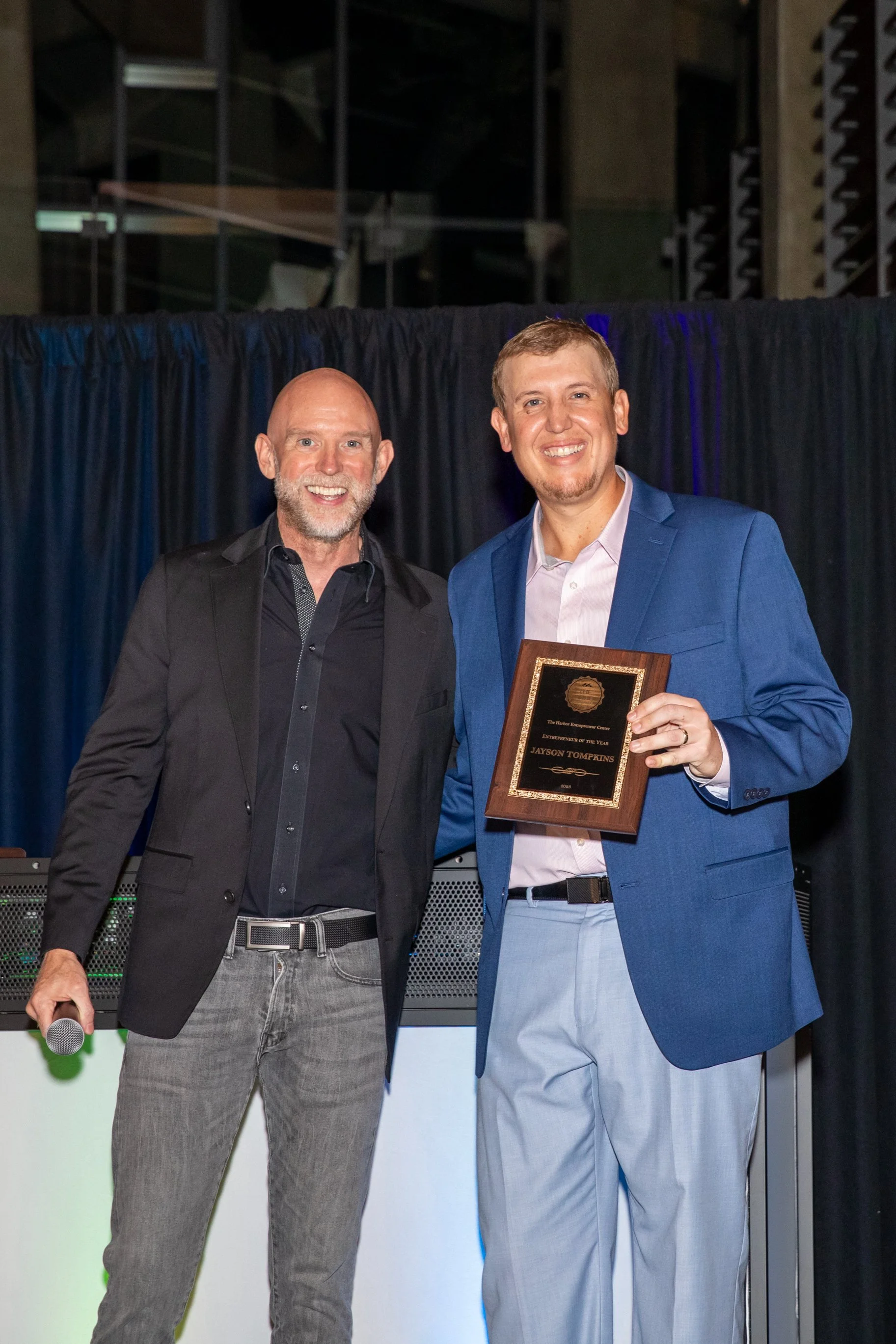 Jayson Tompkins receives Entrepreneur of the Year Award