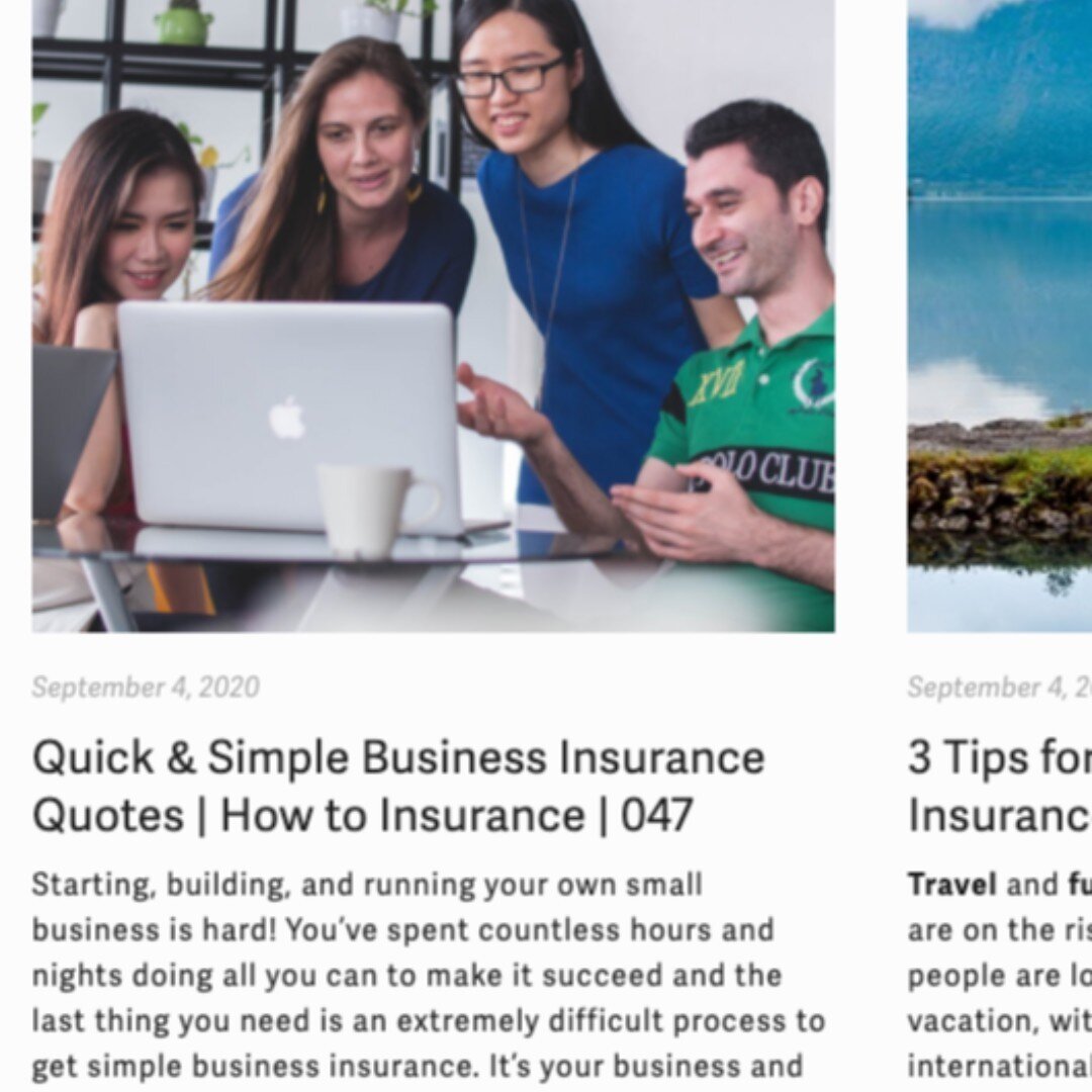 Every business, even a sole-proprietorship, needs insurance! 👨&zwj;💼 💼 💁&zwj;♀️ 📈 
.
Maybe your business consists of just you, working out of your home. 
.
Maybe you have a small team that operates in different places around the city. 
.
You wor