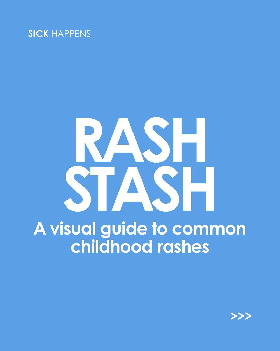 Your RASH-STASH of common childhood rashes >>>
You’ll want to SAVE this one for later as a quick reference guide for when your child gets a sudden attack of weird and wonderful spots.
But if you want to have ALL the info about ALL th