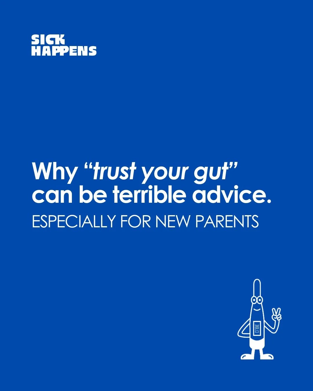 &ldquo;Just trust your gut.&rdquo;

It sounds empowering. But when your child is sick, your nervous system isn&rsquo;t calm and neutral. It&rsquo;s loudly protective, swinging between minimising and catastrophising within seconds.

At the same time, 