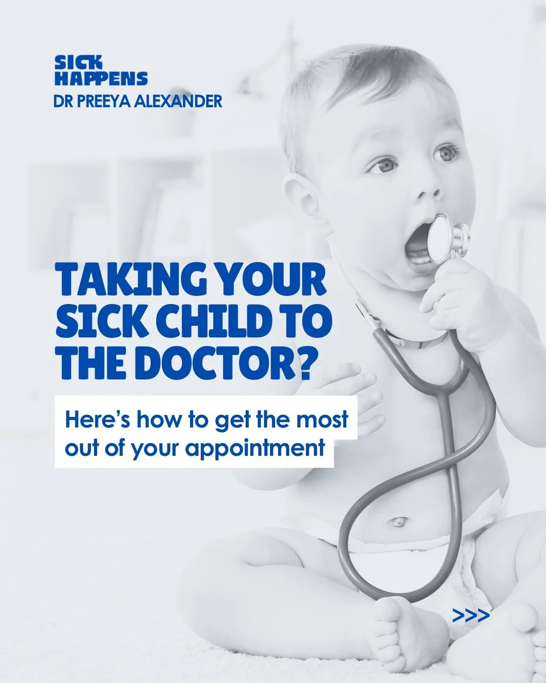 Taking your sick child to the doctor can feel like you&rsquo;re set up to fail.

🩵You&rsquo;re sleep deprived.
🩵You&rsquo;re second-guessing yourself, wondering if you&rsquo;re overreacting.
🩵There&rsquo;s a good chance your child will suddenly lo