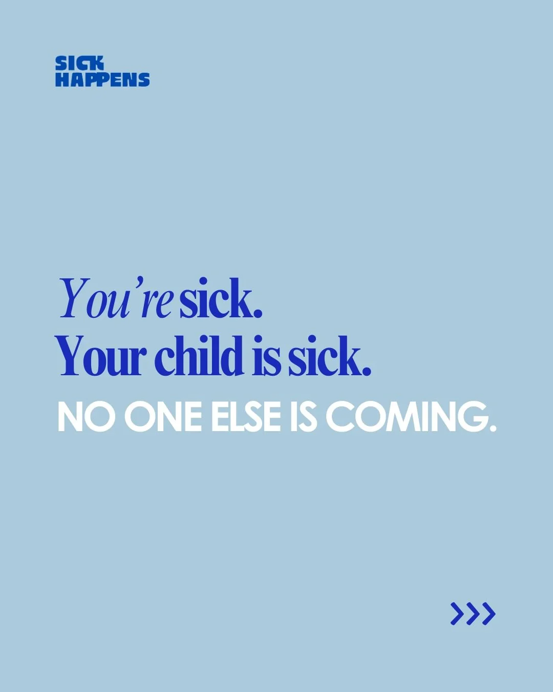 Nobody warns you that one of the most challenging parenting moments isn&rsquo;t a big emergency.

It&rsquo;s the ordinary sick day, when you are parenting sick yourself.

Your child feels awful.
You feel terrible. 
And there is no one else to help wi