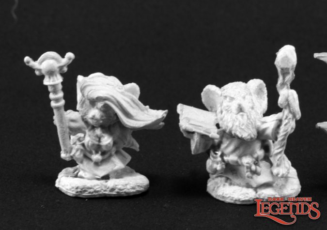 Reaper Miniature Dark Haven Legends Mousling Druid & Beekeeper RPR 03744