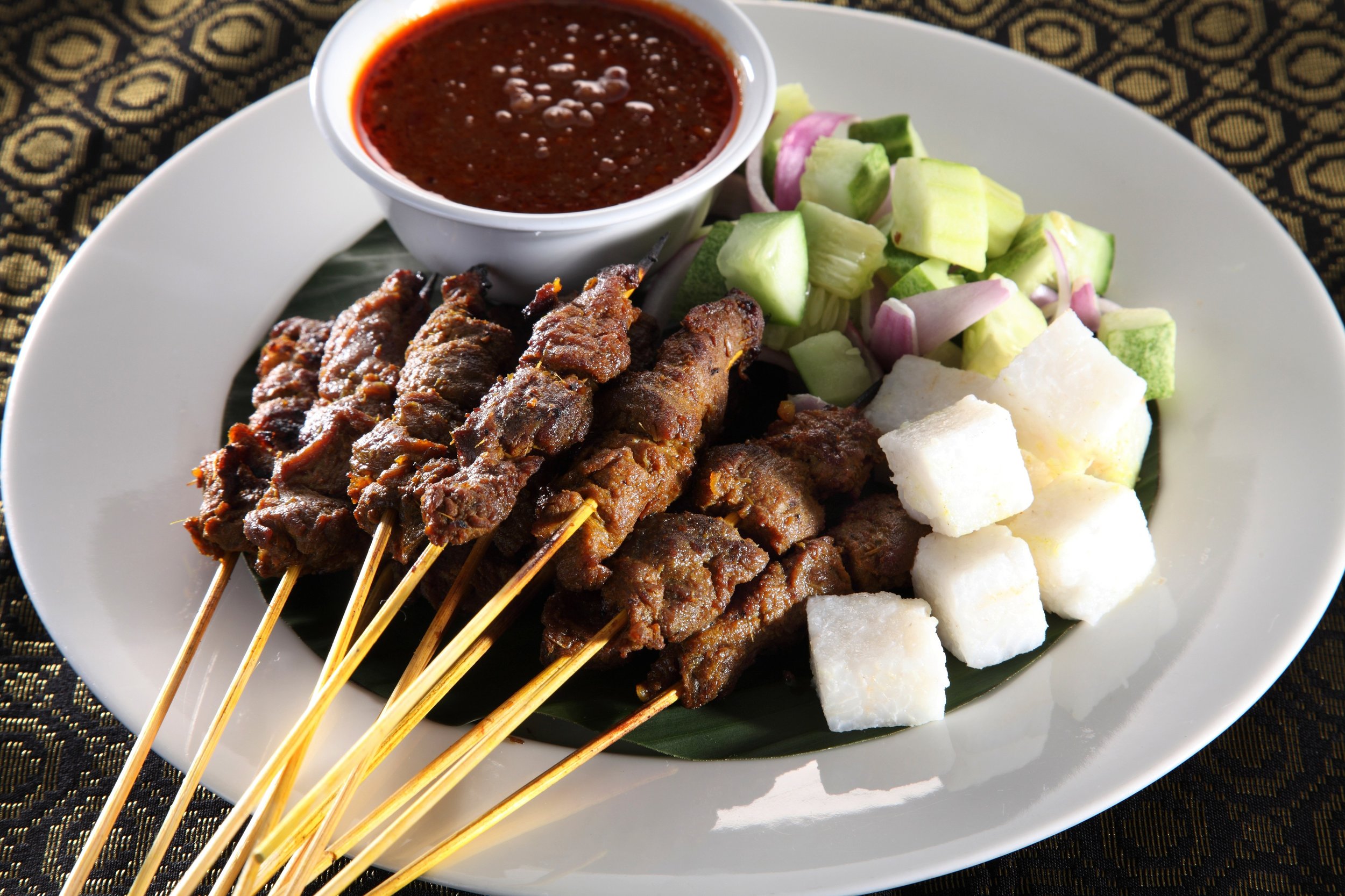 Beef Satay with Dipping Sauce