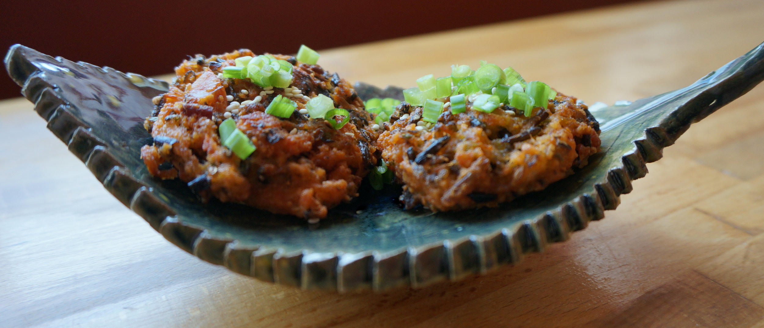 Smoked Duck &amp; Wild Rice Latke