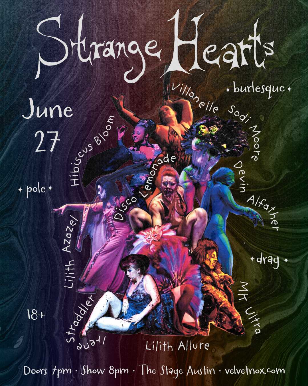 Strange Hearts: Pole, Burlesque, Drag