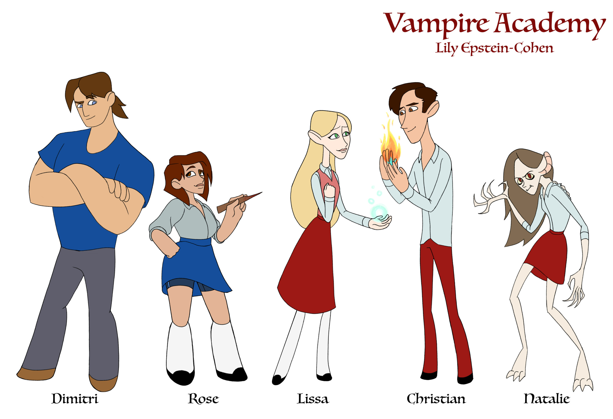 Vampire Academy Character Lineup