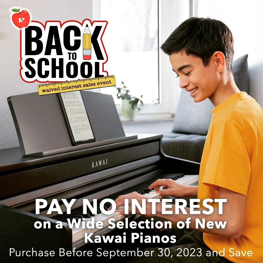 Kawais Best Deal Is Back!

Pay no interest for 24 months. 

Piano Masters Inc 
Authorized Kawai Dealer 
Call: 818.913.9913 

Piano's in stock and ready to be delivered. 

Don't miss this amazing opportunity. Secure your dream piano today!