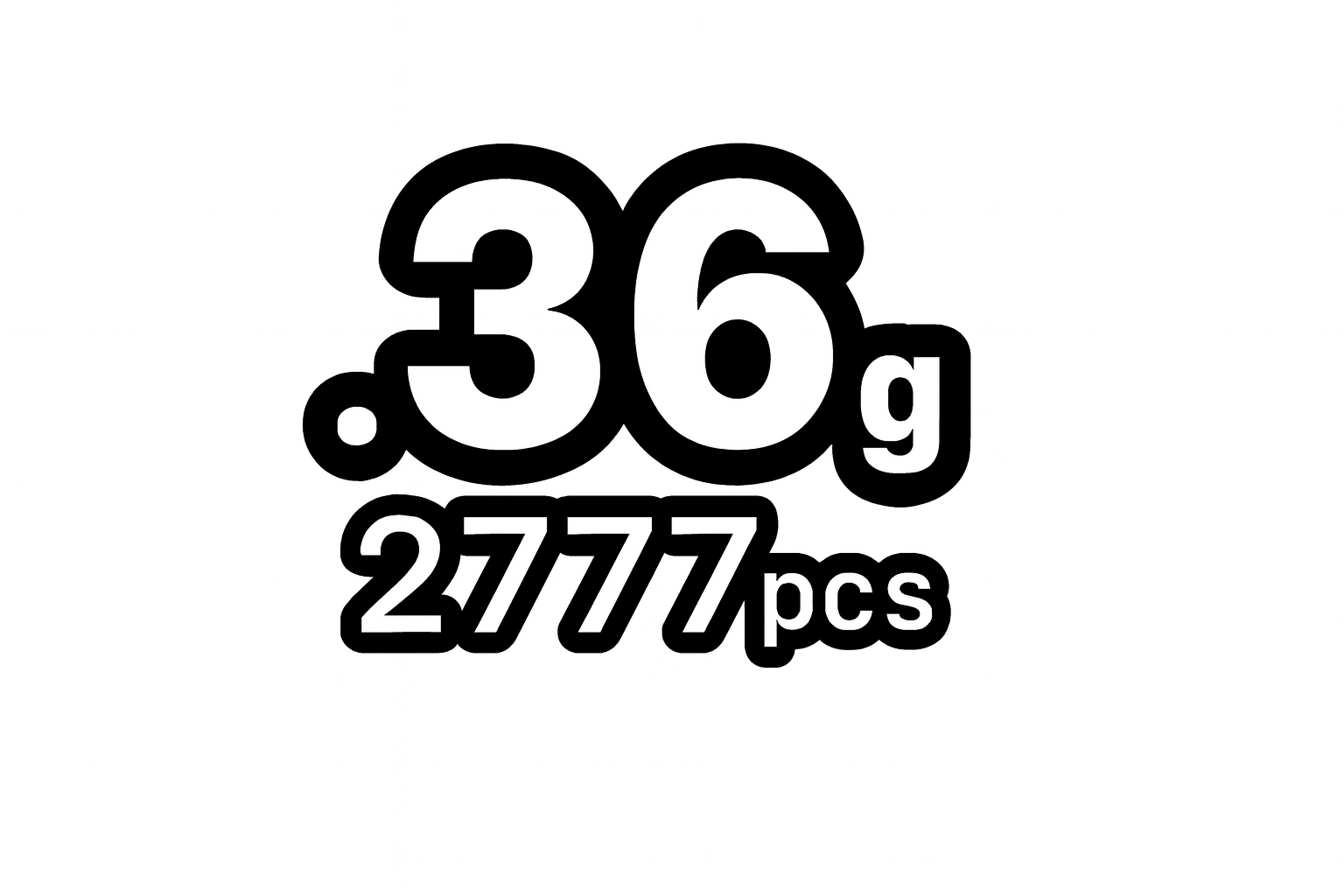 .36 GRAM BB (2777) Biodegradable