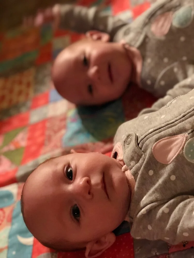Two girls, two months!