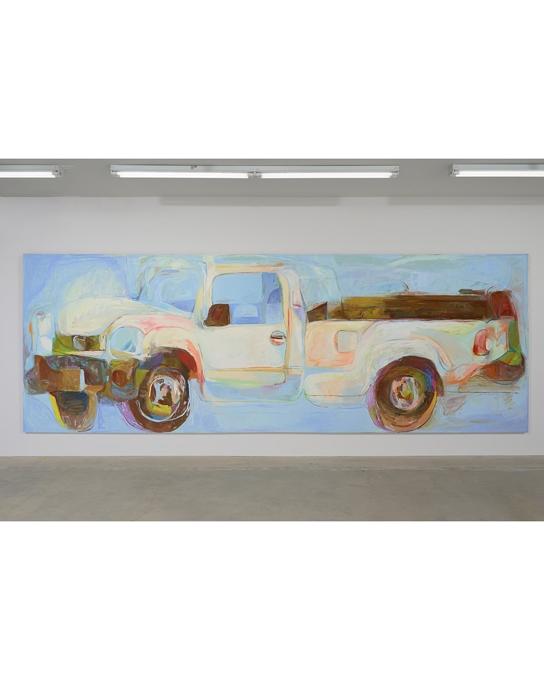 Truck (actual size) was completed in 2014 when I was still at UCLA but it was only exhibited publicly for the first time in January 2025.
I remember a non-painter colleague asked why I made it, and I said because I wanted to see what it would look