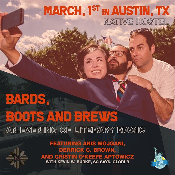 BARDS, BOOTS, AND BREWS: An Evening of Literary Magic