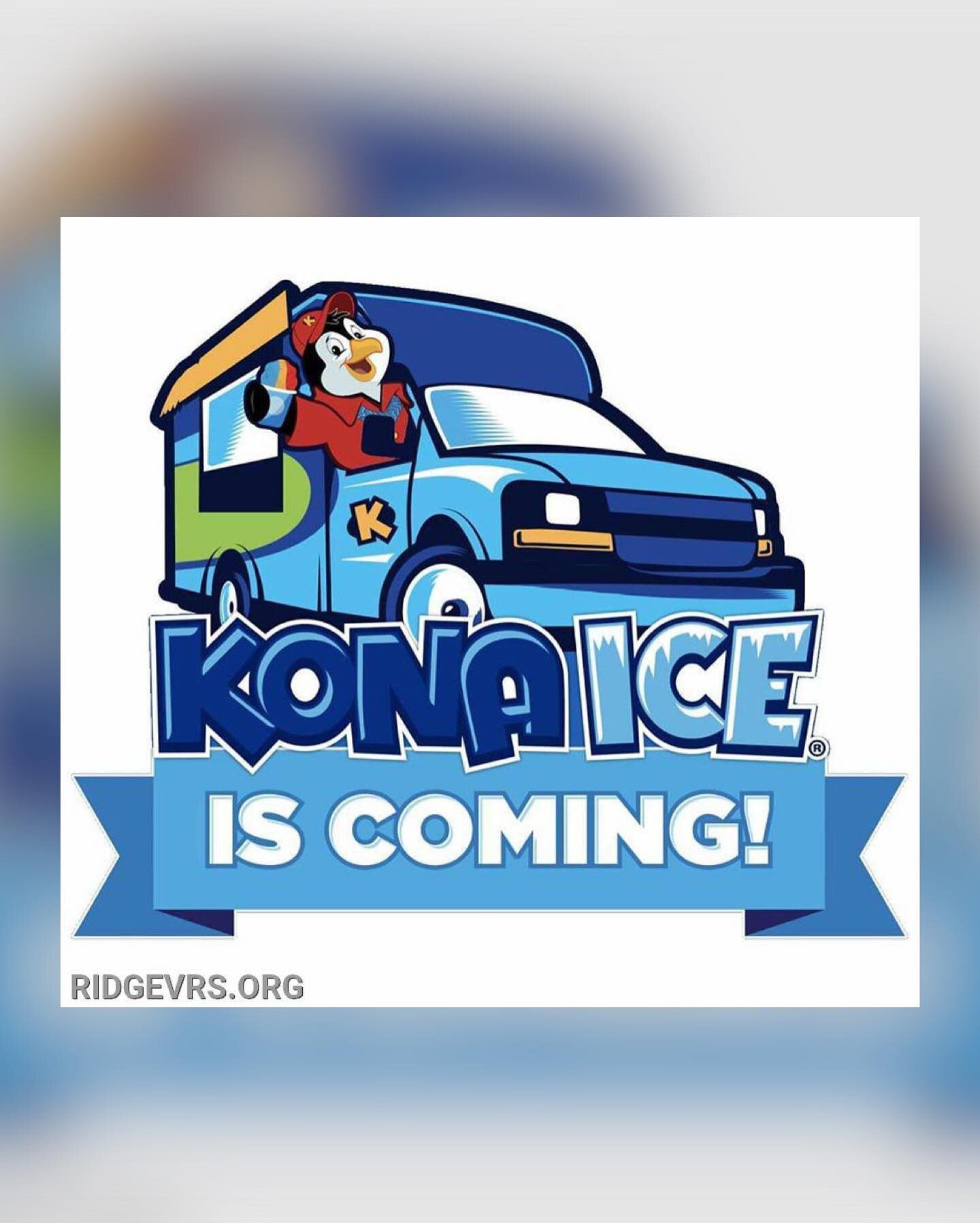 Kona Ice will be here tomorrow, Friday 10/14 at 2:33pm! We hope to see you there!! 🍧🐧🐬