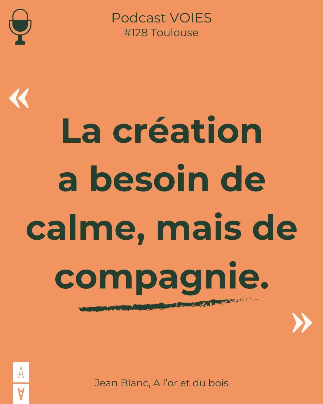 &laquo; La cr&eacute;ation a besoin de calme, mais de compagnie. &raquo; &Ecirc;tes-vous d'accord ? 🤔

🎙️ Pour cet &eacute;pisode #128 du podcast VOIES, nous avons accueilli Jean et Sophie Blanc lors de notre dernier &eacute;v&eacute;nement-rencont