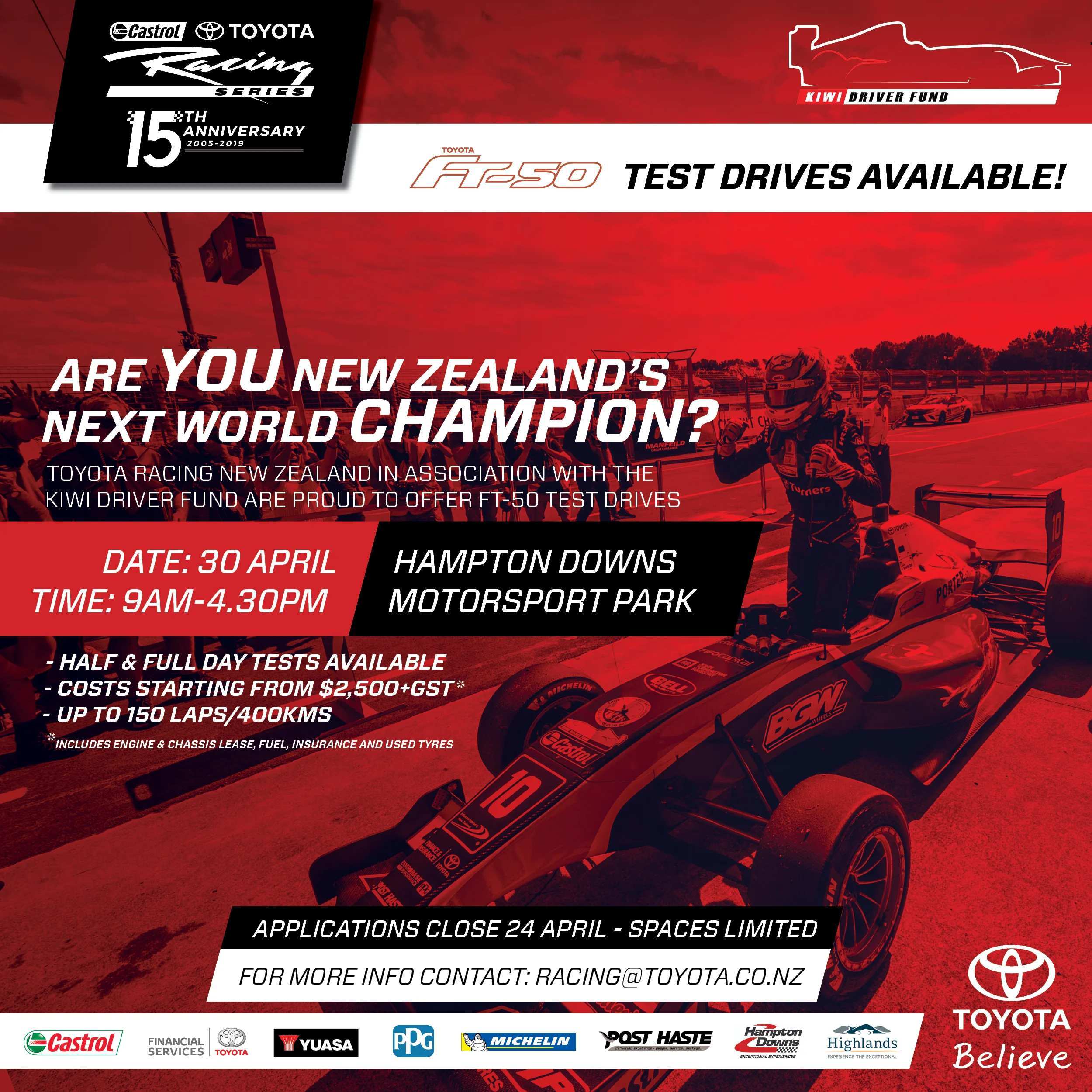 TRS FT-50 test drive - Facebook and Instagram post