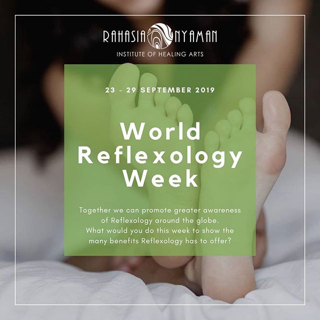 From the 23rd till the 29th of September, it's the World Reflexology Week 👣 
What are you going to do to promote the Art of Reflexology and its multiple benefits?
.
✔️ Give free sessions to help people discover Reflexology.
✔️ Share your knowledge a