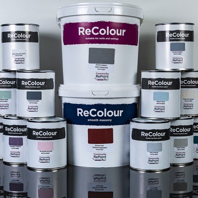 ReColour is our very own recycled paint, created from waste paint we collect from around the North West.⁠
⁠
Great quality, and a great price - pop into store to browse our full colour range⁠
#wirralbusiness⁠
#wirralbargains⁠
#shoplocalwirral⁠
#shopsm