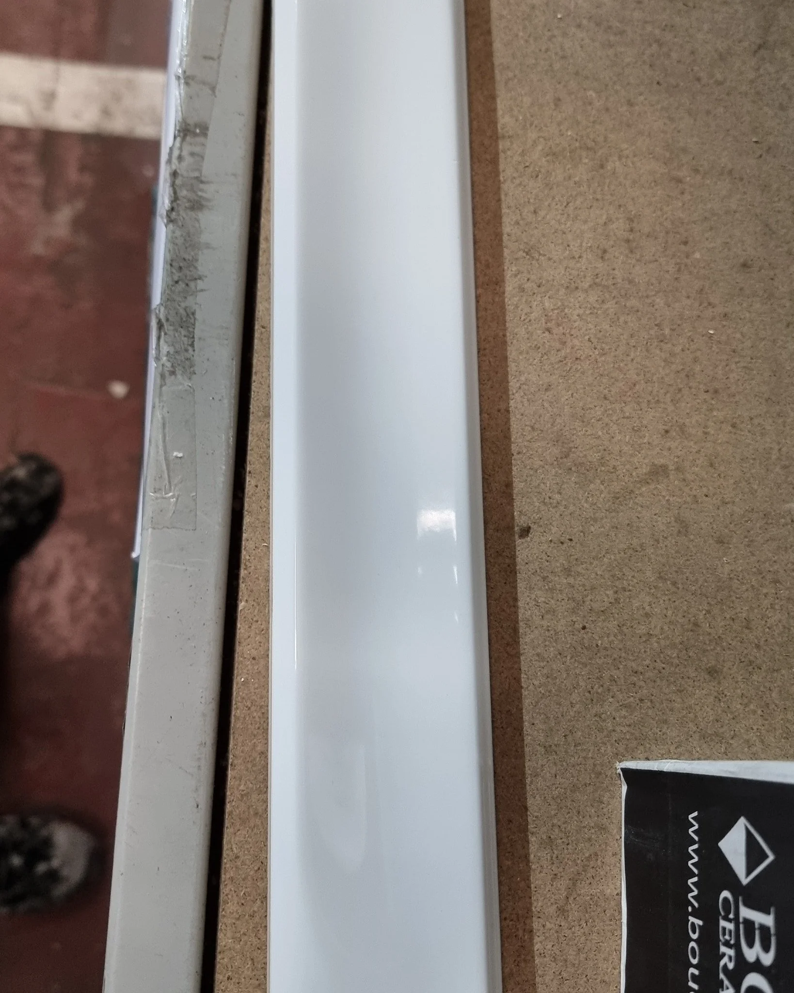 Lovely white tiles, just &pound;10 a box