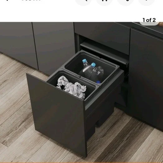 Space saver pull out bin for 500mm drawer

Better than half price &pound;125