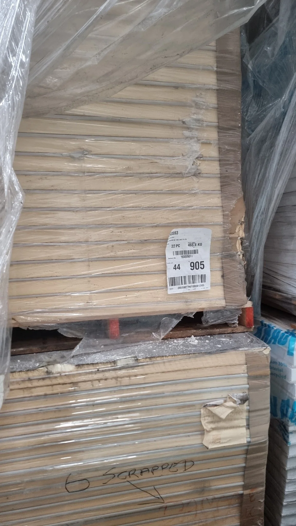 50 and 35mm insulated plasterboard

&pound;40 and &pound;30