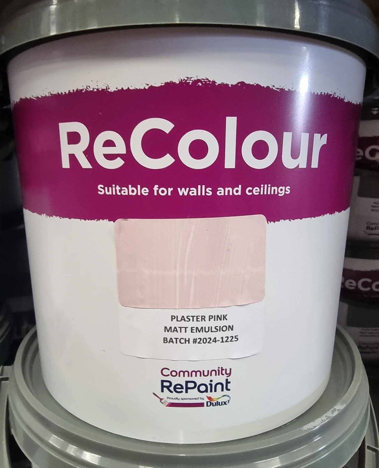 Our ReColour range of recycled emulsions has never been bigger!⁠
⁠
So many colours to choose from, for every room in the house!⁠
⁠
Colours &pound;12 for 5 litres, white &pound;7.50