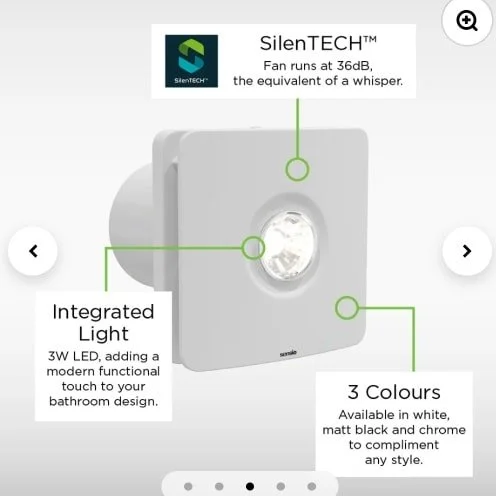 Bathroom fan and light, only &pound;35