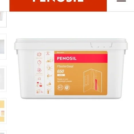 PENOSIL PlasterSeal 650 is a fast-drying ready-mixed plaster for filling plasterboard joints. Very easy and fast to apply as there is no need for joining tapes and due to its very low shrinkage it only needs to be applied once

Only &pound;10