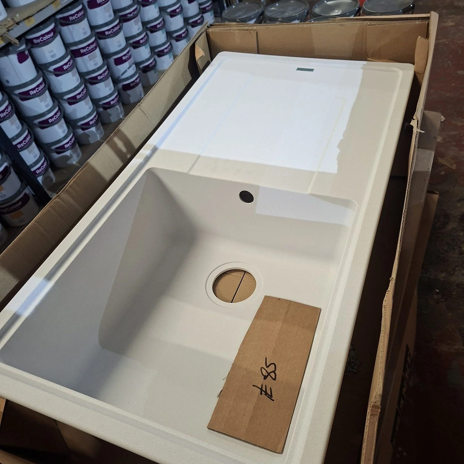 Wow 👌 

This stunning white composite sink is just &pound;85!!