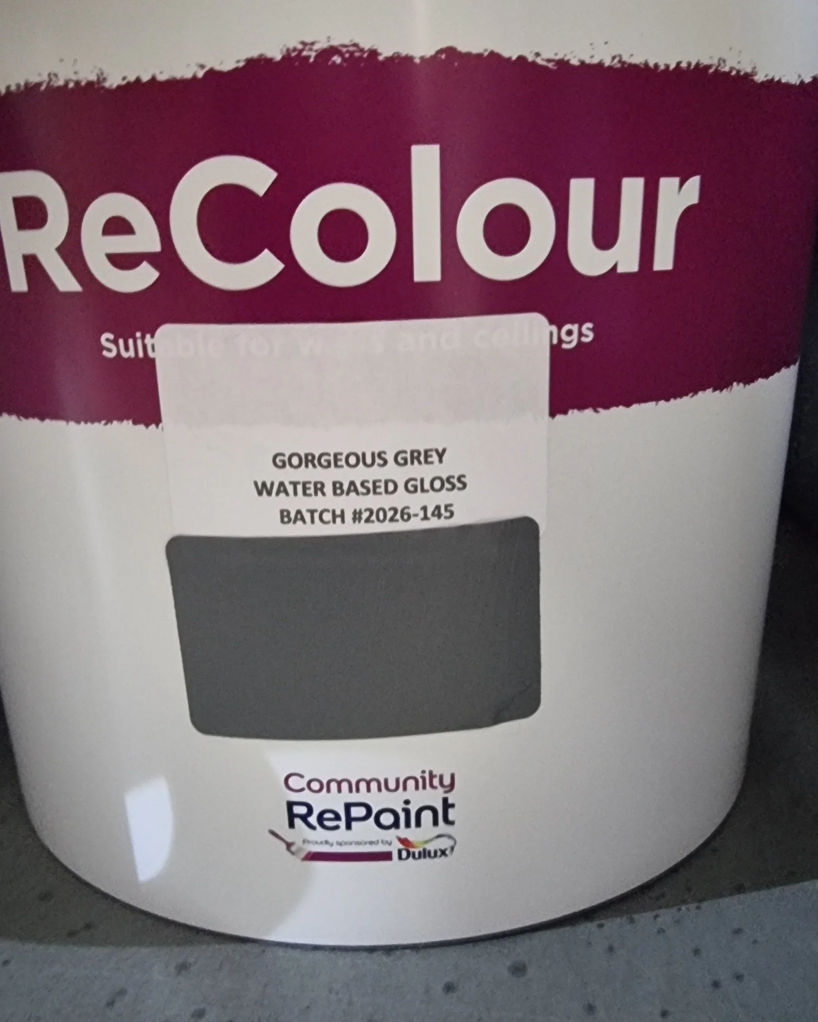 ReColour woodwork paints 🎨 

Gloss &pound;14 for 5l
Undercoat/ primer &pound;10