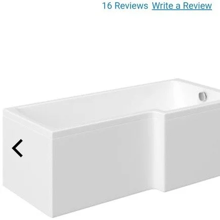 Right hand shower bath available just &pound;110 with panel